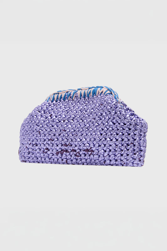 Crochet Clutch, Lilac