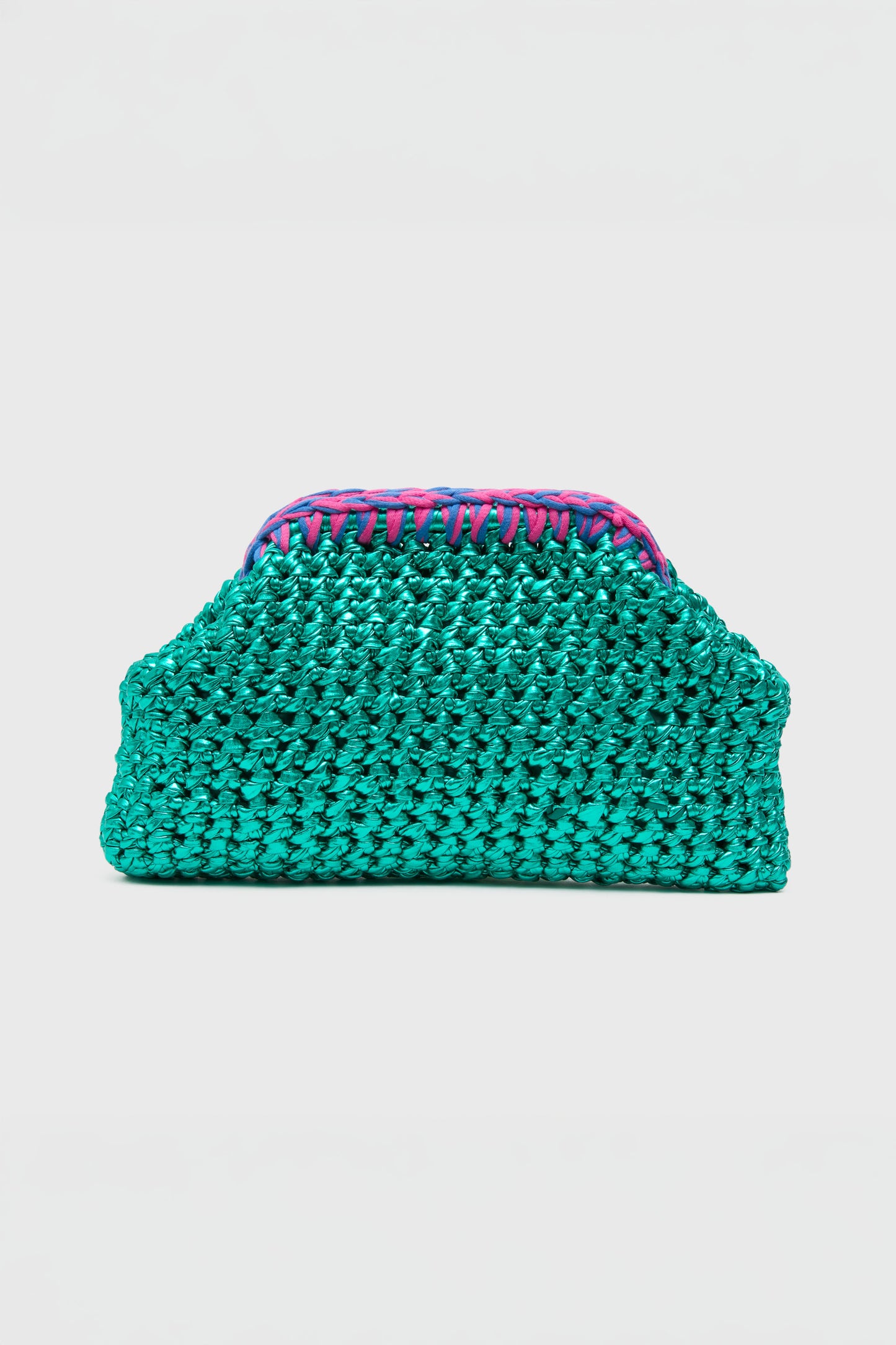 Crochet Clutch, Teal