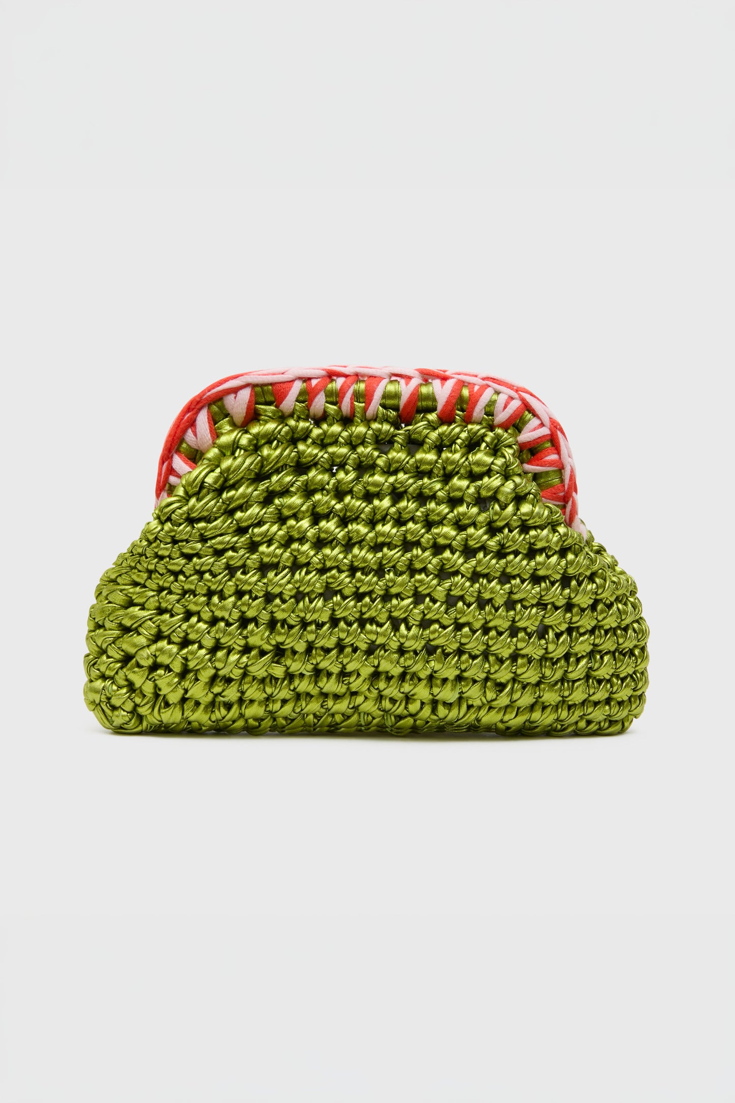 Mini Crochet Clutch, Lime
