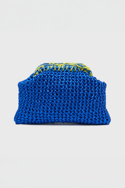 Nº 2 Crochet Clutch, Royal Blue
